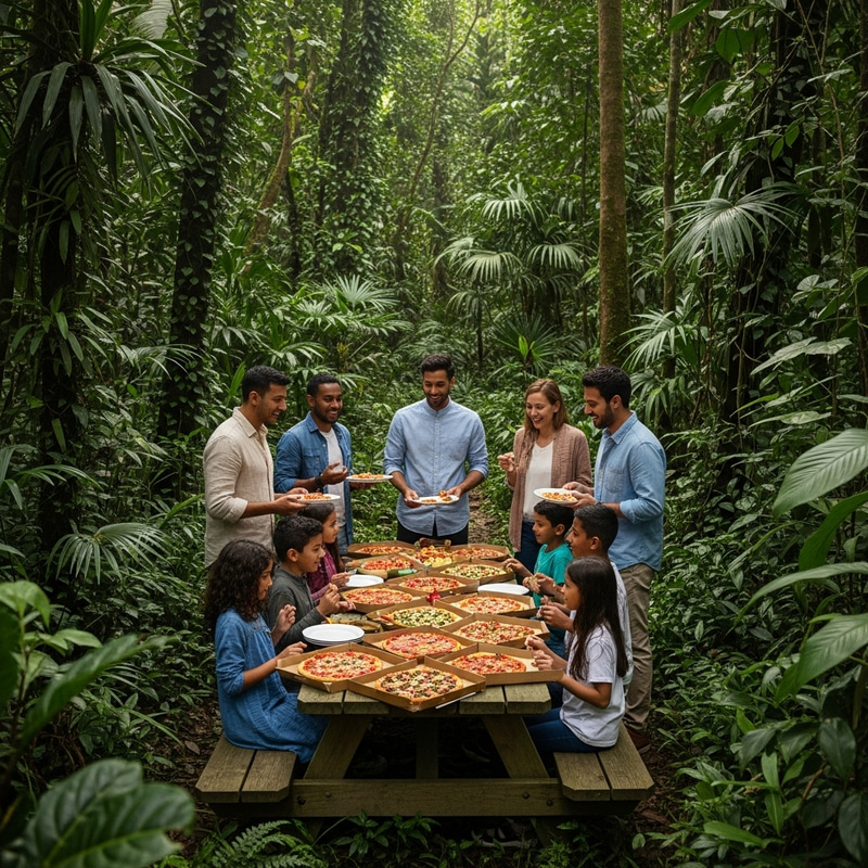 Pizza Party in the Jungle Pizza Party in the Jungle
