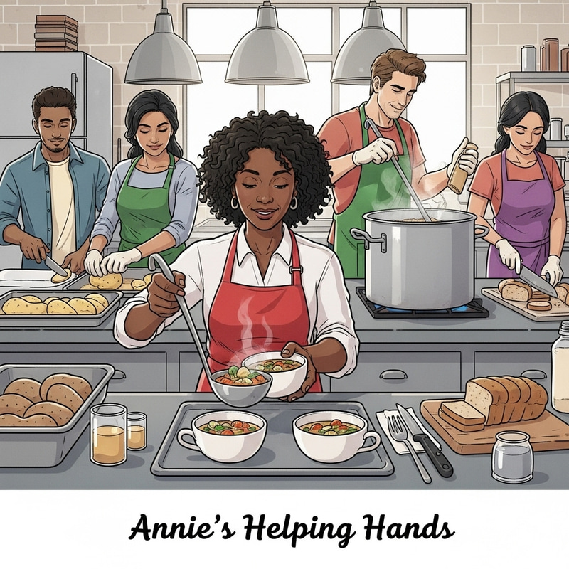 Annie's Helping Hands: Unity in the Community Annie's Helping Hands: Unity in the Community