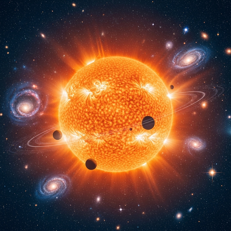 DayStar: Abstract Sun in Cosmic Spectacle DayStar: Abstract Sun in Cosmic Spectacle