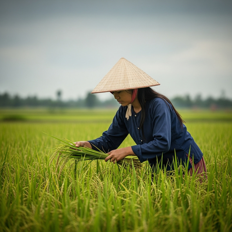 Linh's Tale: Tranquil Rice Fields in 1802 Linh's Tale: Tranquil Rice Fields in 1802
