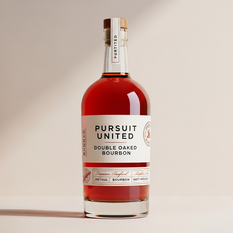 High-End Pursuit United Bourbon Bottle High-End Pursuit United Bourbon Bottle