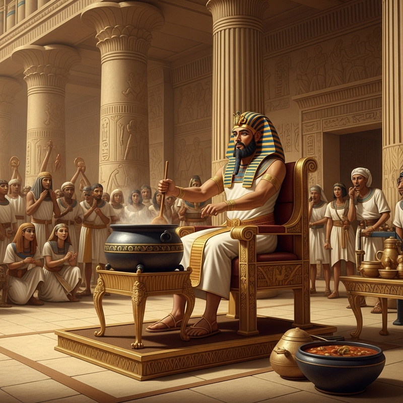 Pharaoh's Eccentric Cooking in the Grand Palace Pharaoh's Eccentric Cooking in the Grand Palace