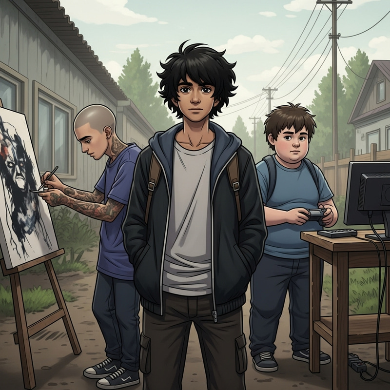 Diverse Teen Boys in Modest Russian Town - Unique Characteristics Diverse Teen Boys in Modest Russian Town - Unique Characteristics