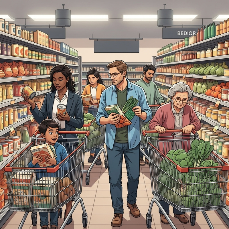 Diverse Shopping Mart Scene: A Tapestry of Culture Diverse Shopping Mart Scene: A Tapestry of Culture
