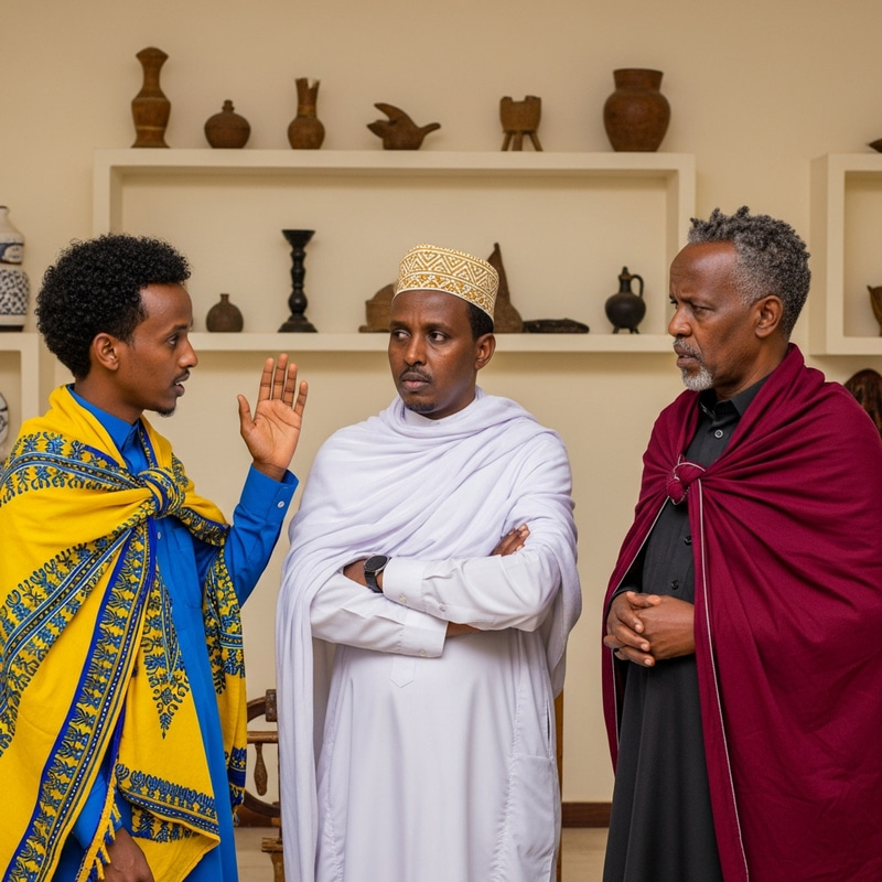 Disagreed Somali Men | Cultural Conversation Image Disagreed Somali Men | Cultural Conversation Image