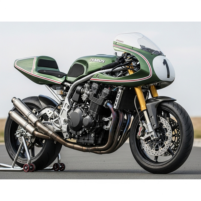 H2 Kawasaki Inspired High-Performance Race Motorcycle H2 Kawasaki Inspired High-Performance Race Motorcycle