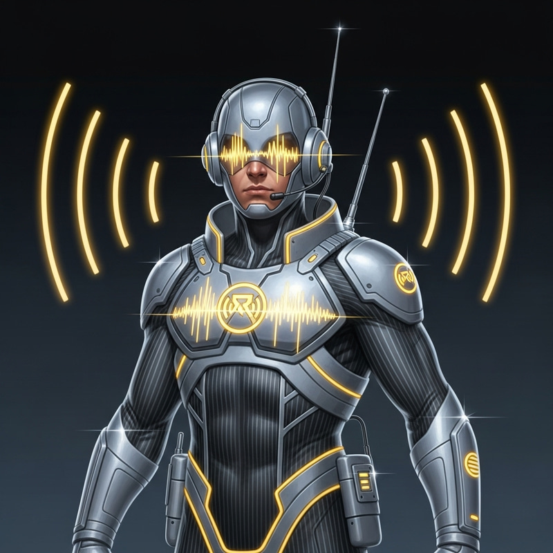 Radiant Rescuer - High-Tech Superhero with Telepathic Abilities in Dynamic Costume Radiant Rescuer - High-Tech Superhero with Telepathic Abilities in Dynamic Costume