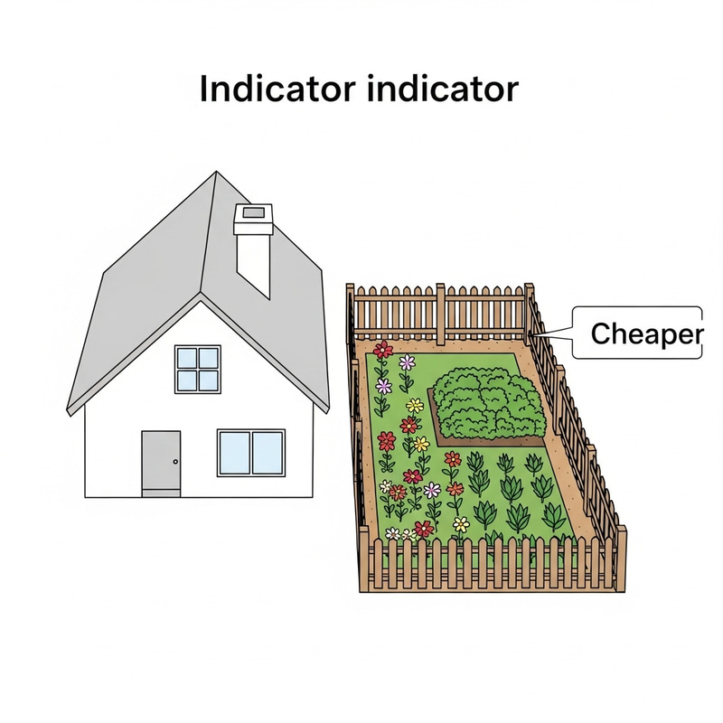 Low-Cost Rectangular Garden Design: 200sqm Area Plan Low-Cost Rectangular Garden Design: 200sqm Area Plan