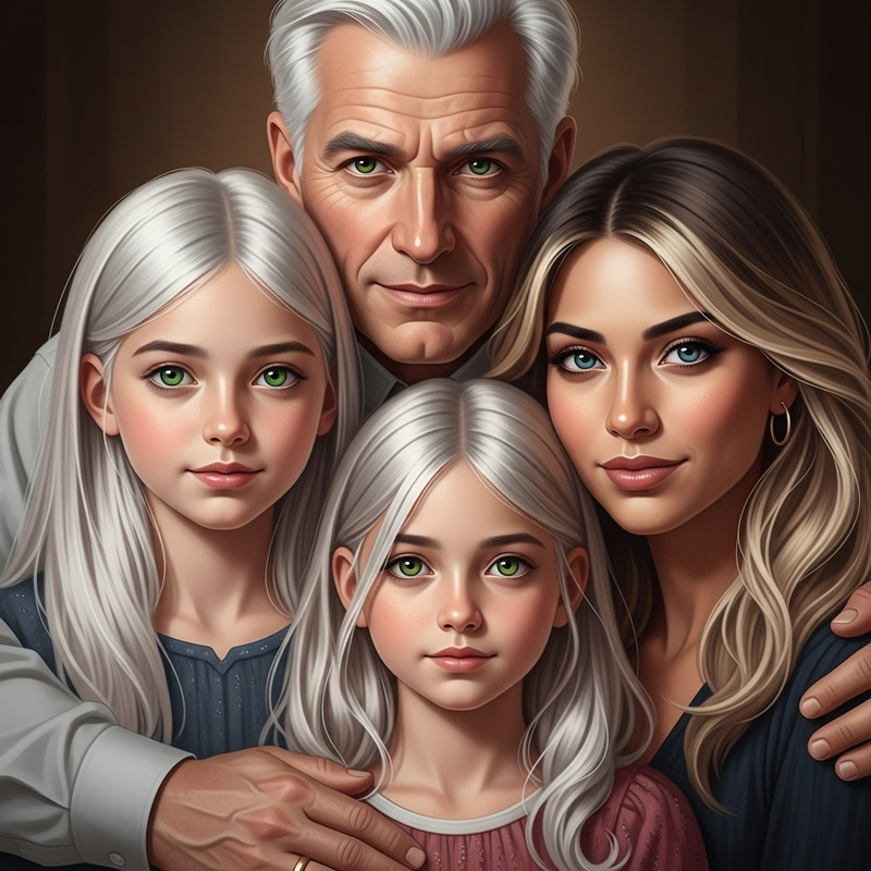 Heartwarming Family Portrait | Emotional Studio Photography Heartwarming Family Portrait | Emotional Studio Photography