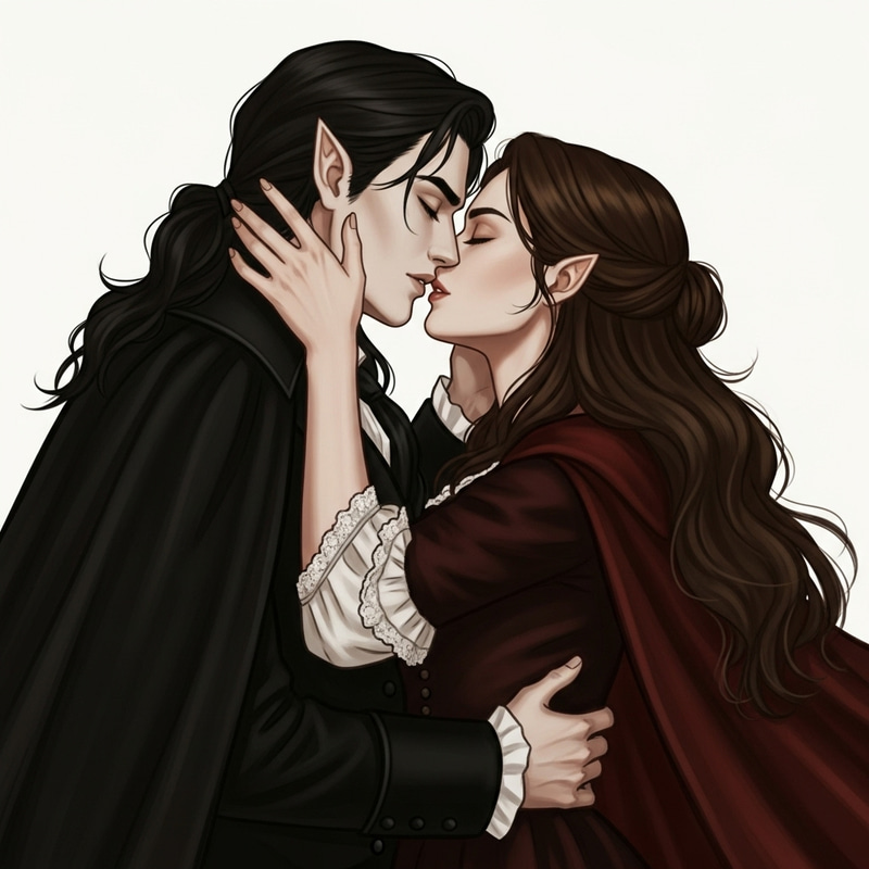 Eternal Love: Stefan Salvatore and Katherine Pierce in Passionate Embrace Eternal Love: Stefan Salvatore and Katherine Pierce in Passionate Embrace