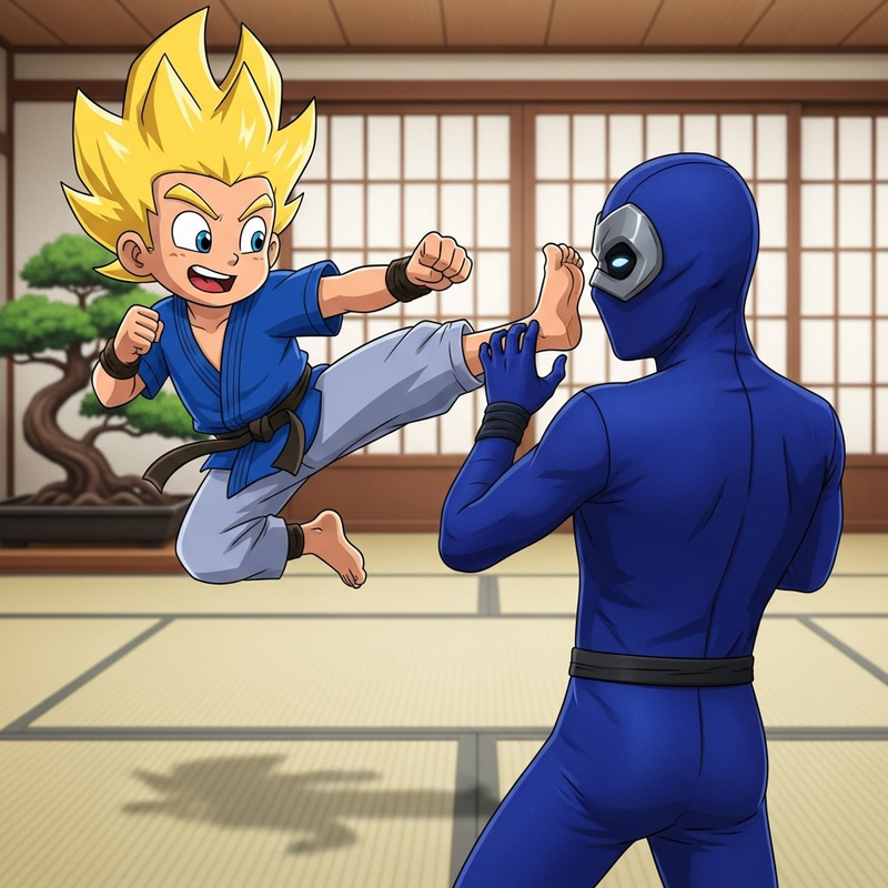 Bart Simpson vs. Sub Zero: Epic Cartoon Showdown