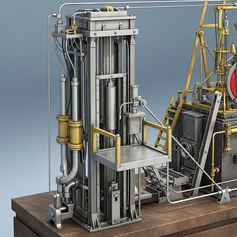 Hydraulic Elevator in a Rube Goldberg Machine Hydraulic Elevator in a Rube Goldberg Machine