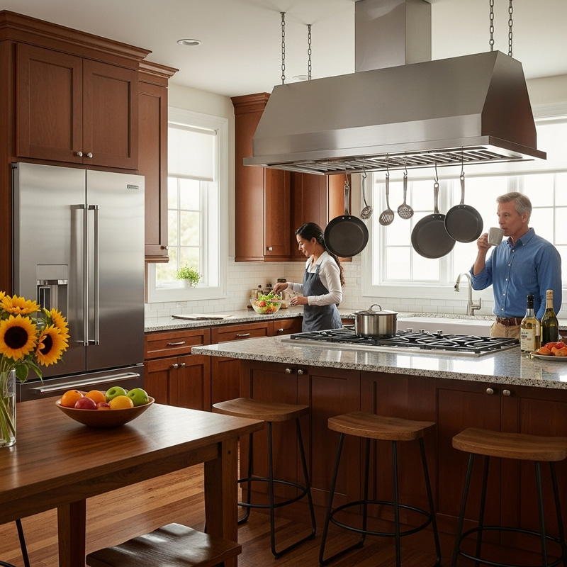 Meticulously Designed Kitchen Scene with Sunflowers and Sunlight Meticulously Designed Kitchen Scene with Sunflowers and Sunlight