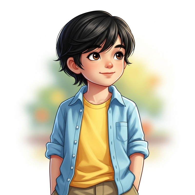 Cute Boy Illustration | Asian Heritage Cute Boy Illustration | Asian Heritage