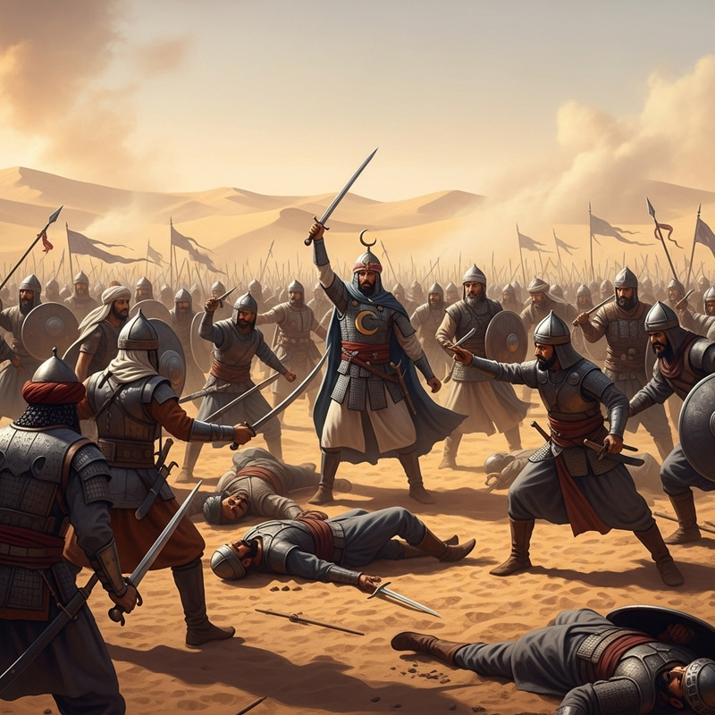 Epic Desert Battle Scene from Jahiliyyah Era | Muslim Triumph Epic Desert Battle Scene from Jahiliyyah Era | Muslim Triumph