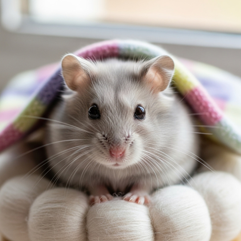 Cute Light Grey Hamster - Adorable Small Pet Cute Light Grey Hamster - Adorable Small Pet