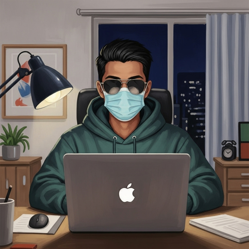 Anime Style South Asian Business Character Illustration Anime Style South Asian Business Character Illustration