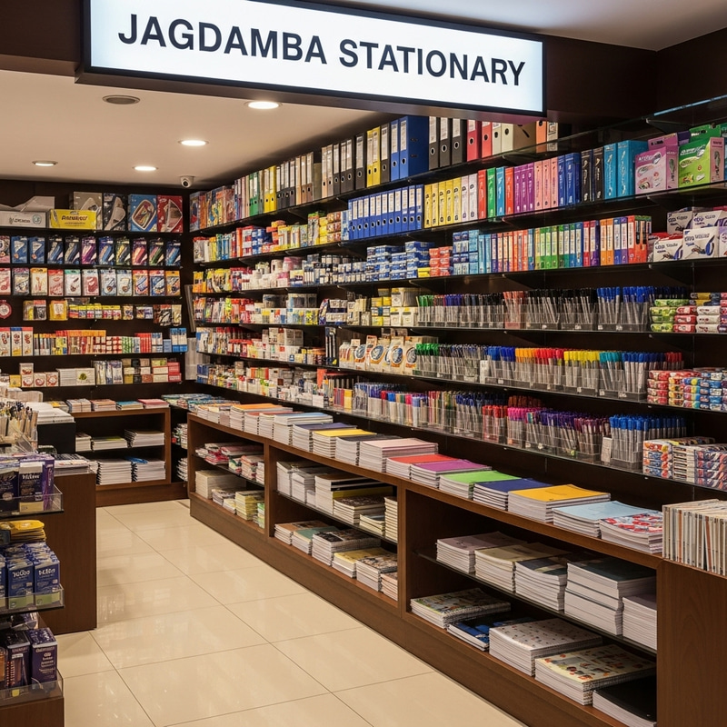 Jagdamba Stationary: Organized Retail Shop for Stationery Products Jagdamba Stationary: Organized Retail Shop for Stationery Products