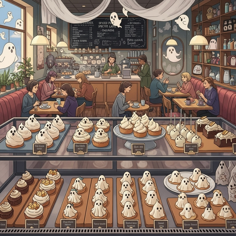 Spooky Sugarboo Café: A Delightful Ghostly Dessert Haven Spooky Sugarboo Café: A Delightful Ghostly Dessert Haven