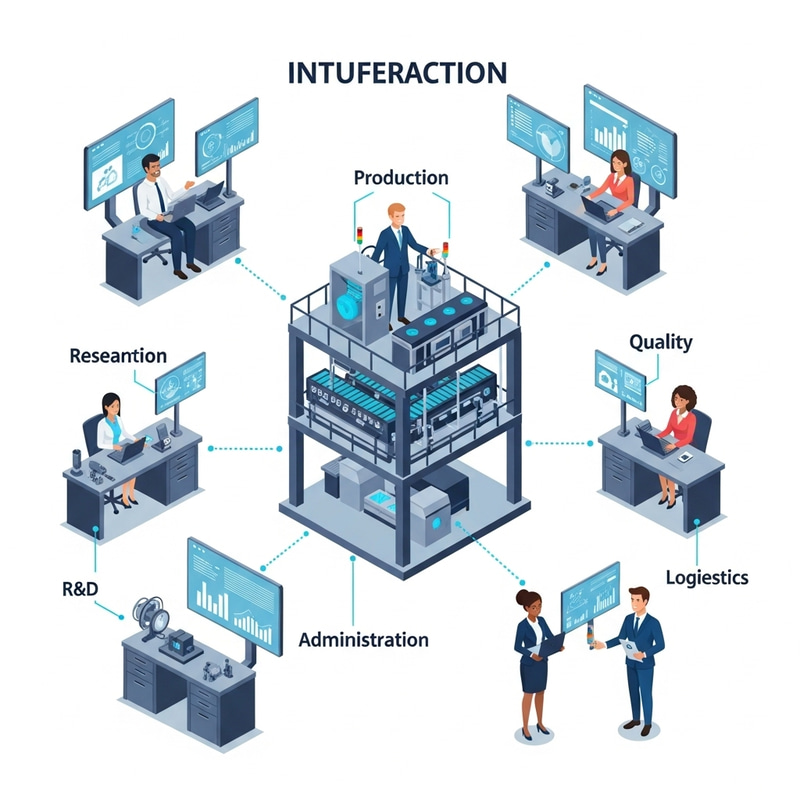 Manufacturing Company Business Units Integration with Global Workforce