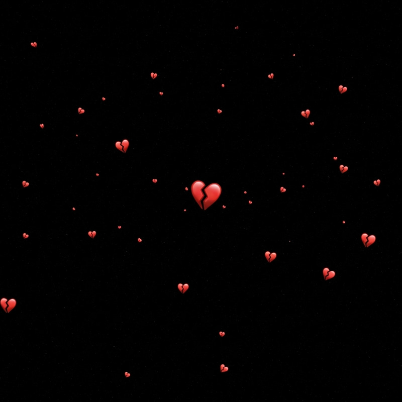Galactic Array of Broken Heart Emojis Galactic Array of Broken Heart Emojis