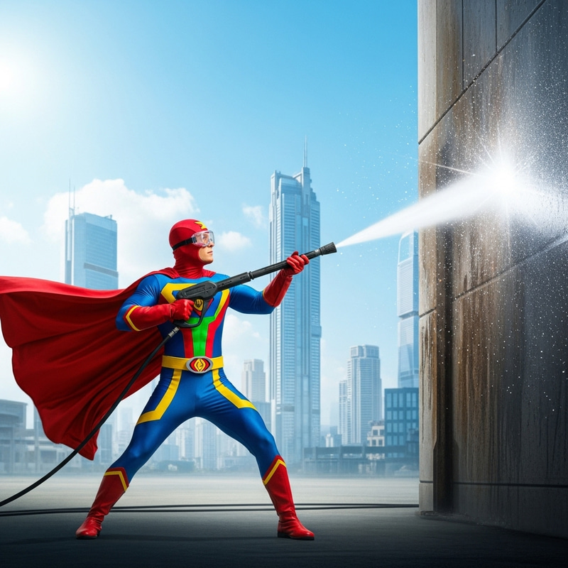 Create a Superhero with High-Pressure Cleaning Powers Create a Superhero with High-Pressure Cleaning Powers