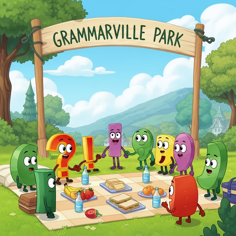 Punctuation Pals Annual Storytelling Festival at Grammarville Park Punctuation Pals Annual Storytelling Festival at Grammarville Park