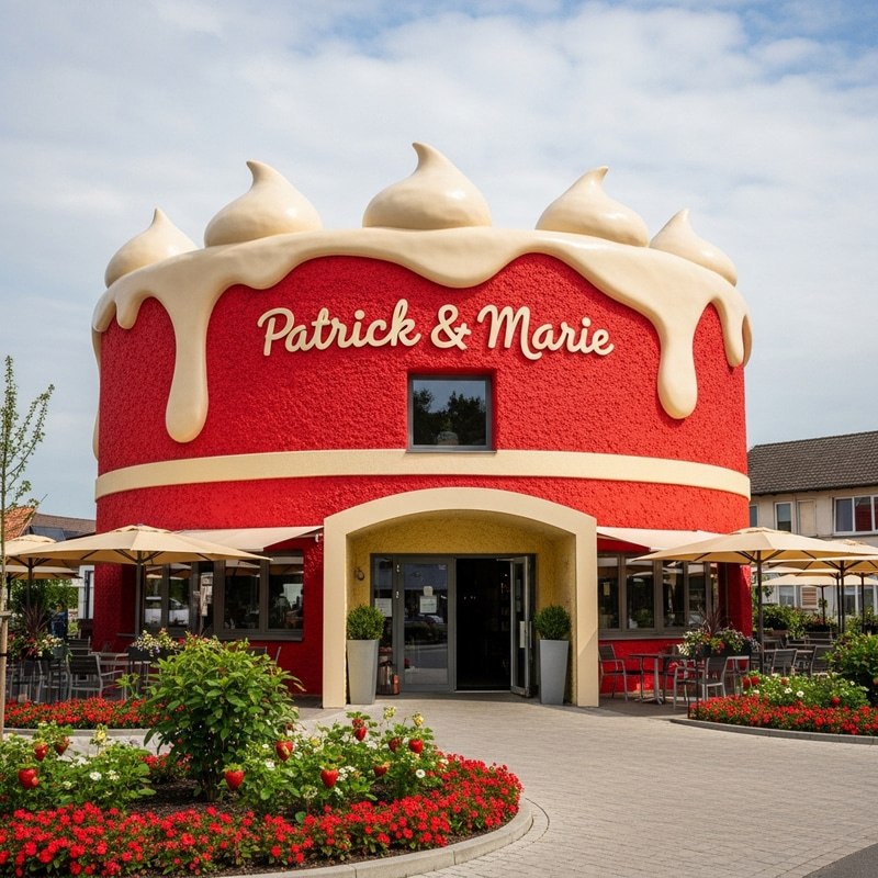 Unique Cake Restaurant: Envision an Ultra-Modern Delight Unique Cake Restaurant: Envision an Ultra-Modern Delight