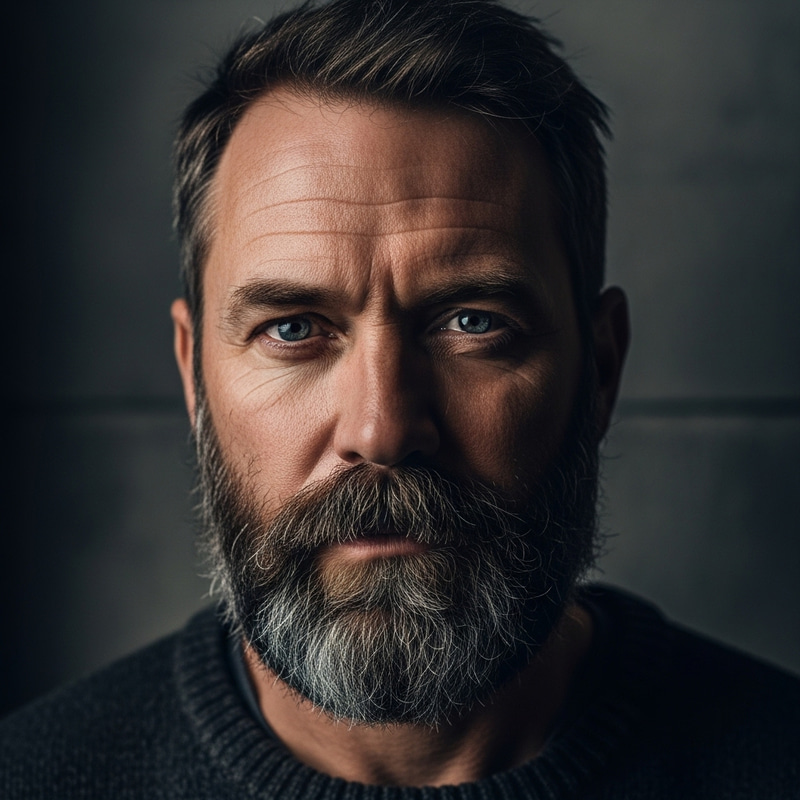 Portrait of a Bearded Man - Buatkan Laki Berjenggot Portrait of a Bearded Man - Buatkan Laki Berjenggot