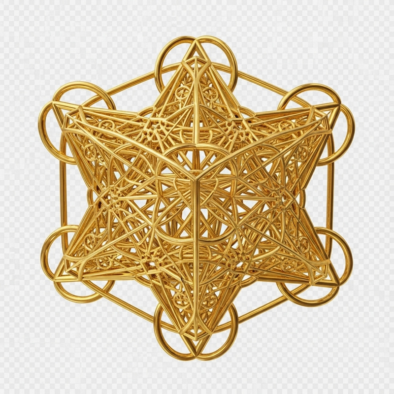 Golden Metatron Color Image in PNG Format Golden Metatron Color Image in PNG Format