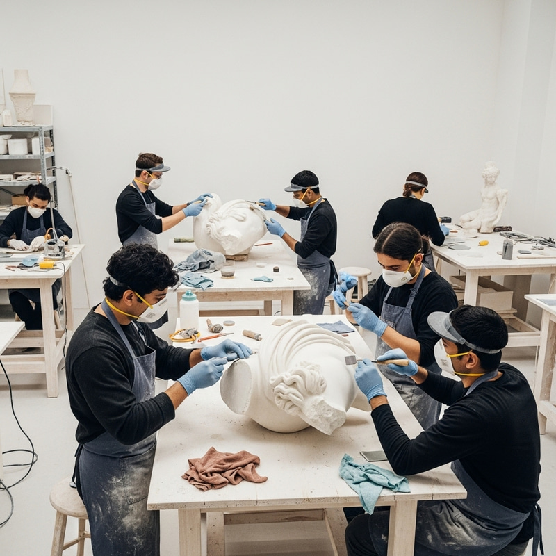 Marble Restoration in a Minimalist Setting Marble Restoration in a Minimalist Setting