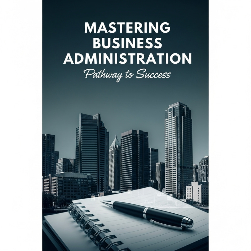 Business Administration Book Cover Design Business Administration Book Cover Design
