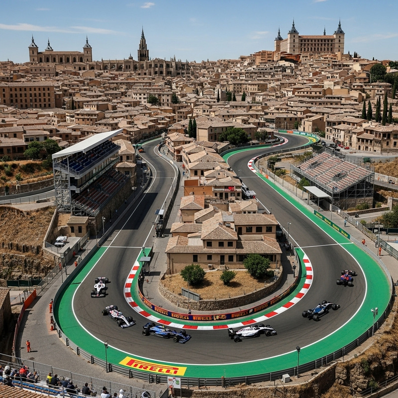 Toledo Formula 1 Circuit: Racing Through Architectural Wonders