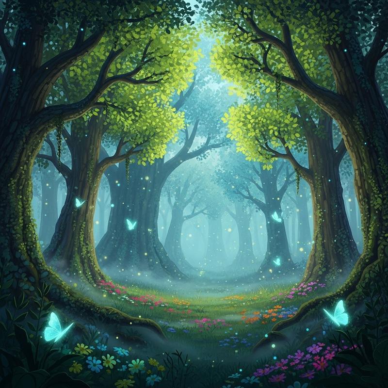 Whimsical Enchanted Forest - Mystery & Magic Whimsical Enchanted Forest - Mystery & Magic