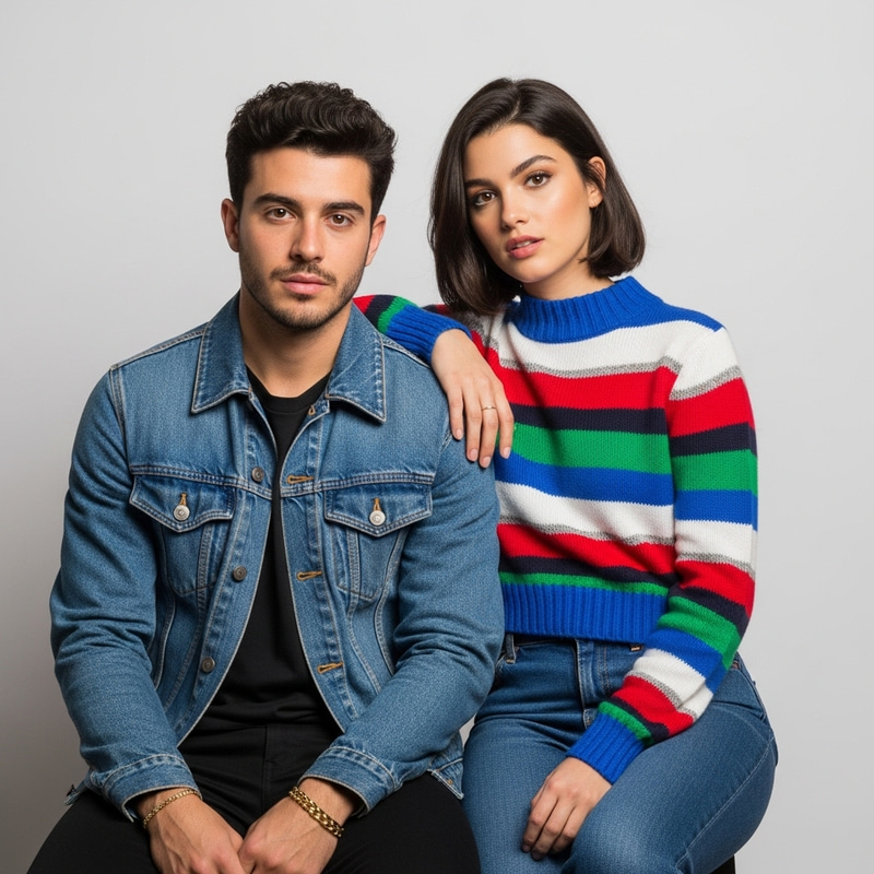 Young Italian Fashionistas in Tribeca: Stylish & Colorful Trendsetters Young Italian Fashionistas in Tribeca: Stylish & Colorful Trendsetters