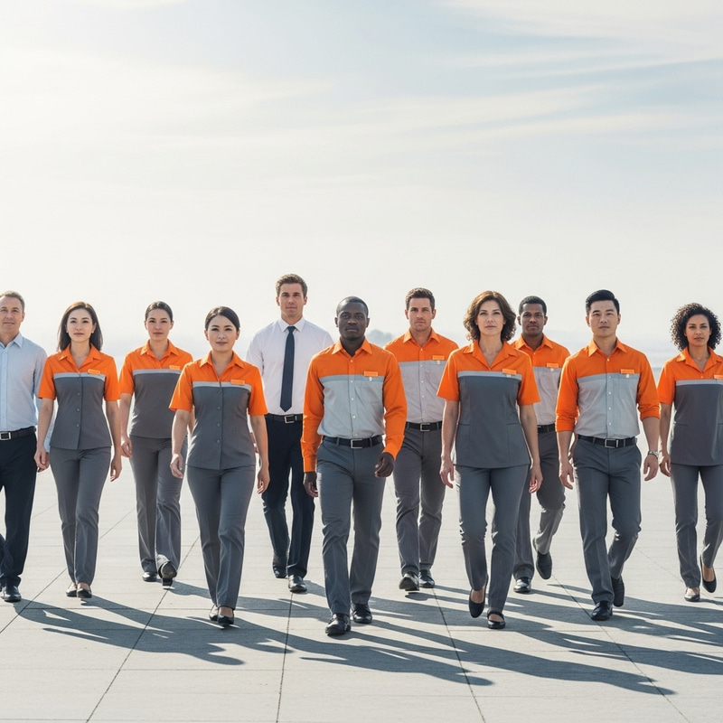 Diverse Group of Bankers Walking Towards Horizon with Determination Diverse Group of Bankers Walking Towards Horizon with Determination