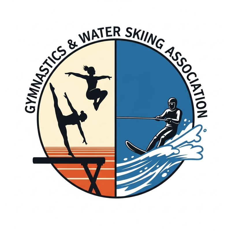 Gymnastics & Water Skiing Division Emblem