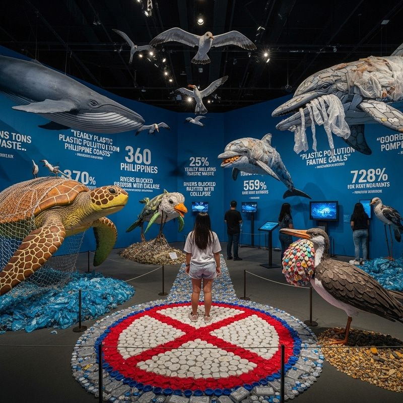 Sirens of Sorrow: Symphony of Plastic Seas Art Installation Sirens of Sorrow: Symphony of Plastic Seas Art Installation