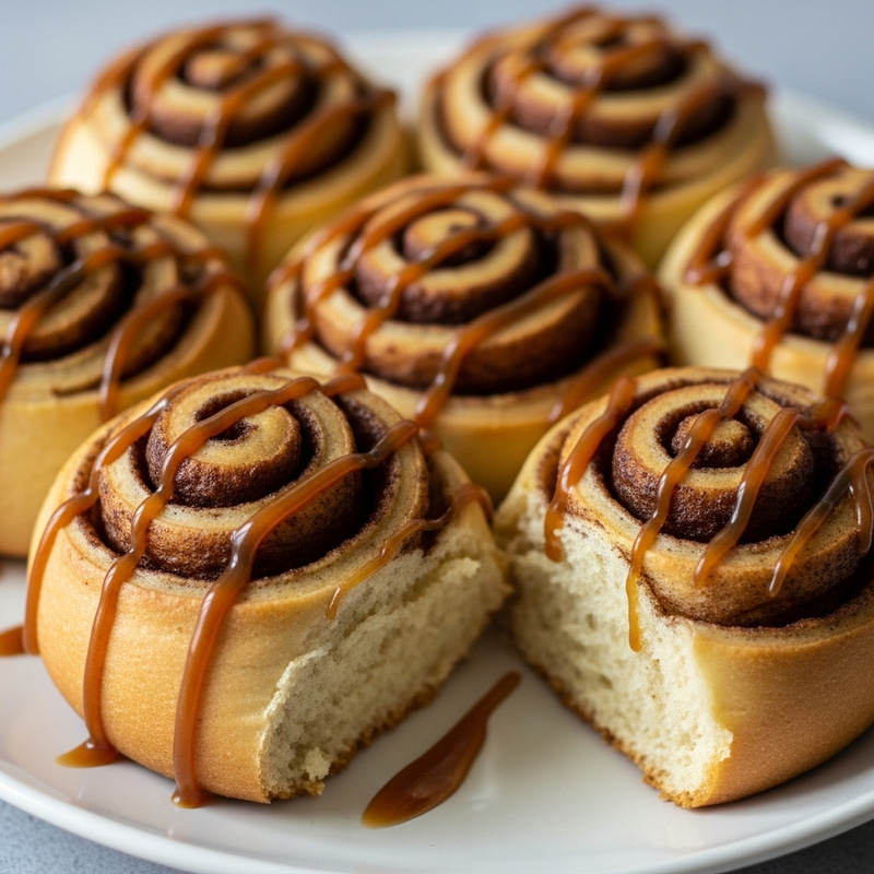 Irresistible Homemade Caramel Cinnamon Scrolls