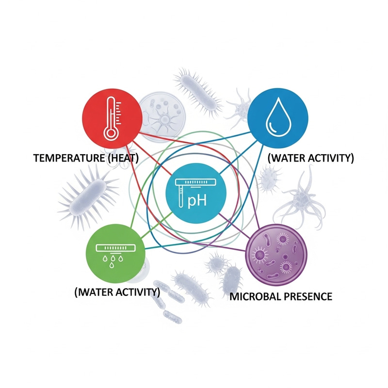 Microbial Spoilage Risk Factors Visualization