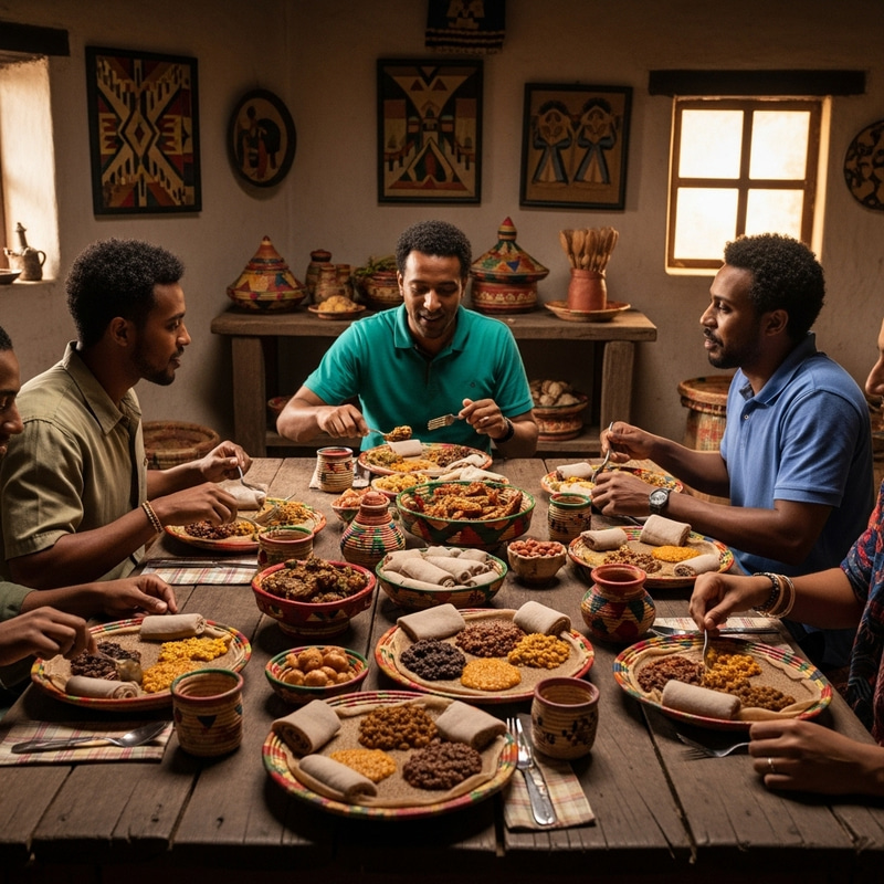 Authentic Ethiopian Food Experience | Cozy Cottage Dining