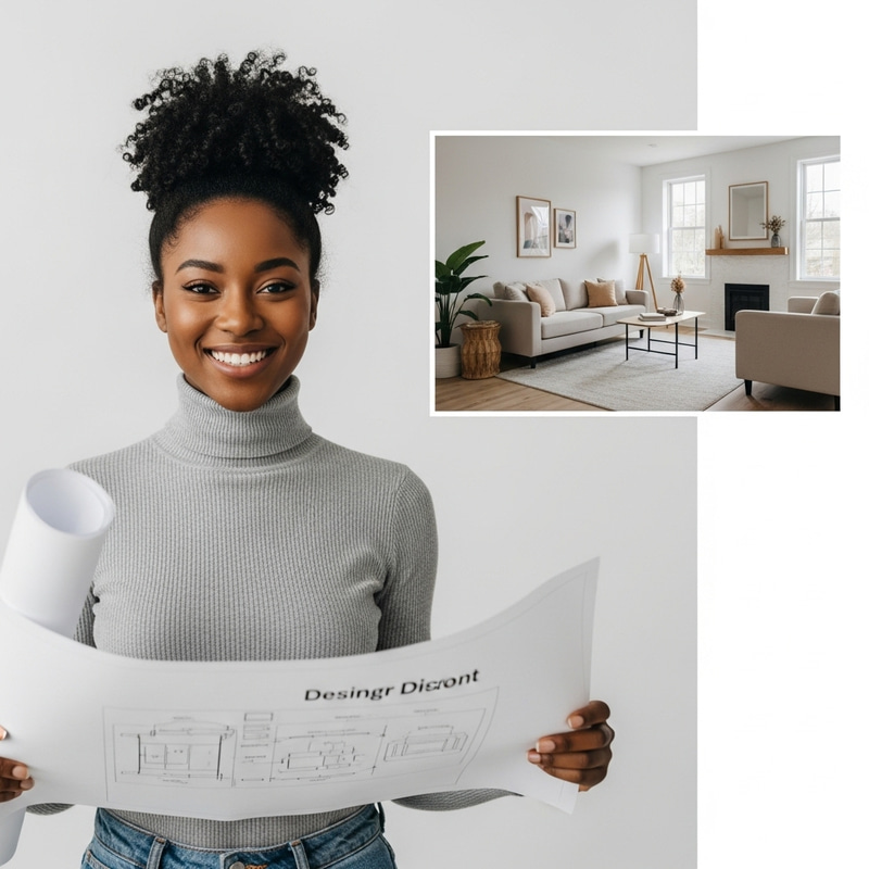 Young Black Entrepreneur | Interior Decorator & Design Expert