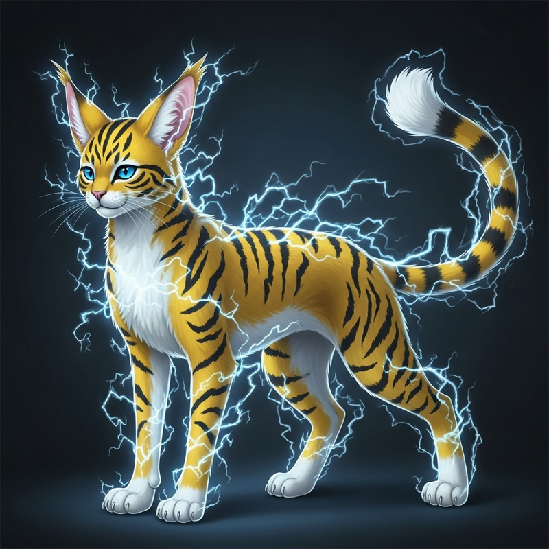 Zeraora: Agile Electric Feline Creature