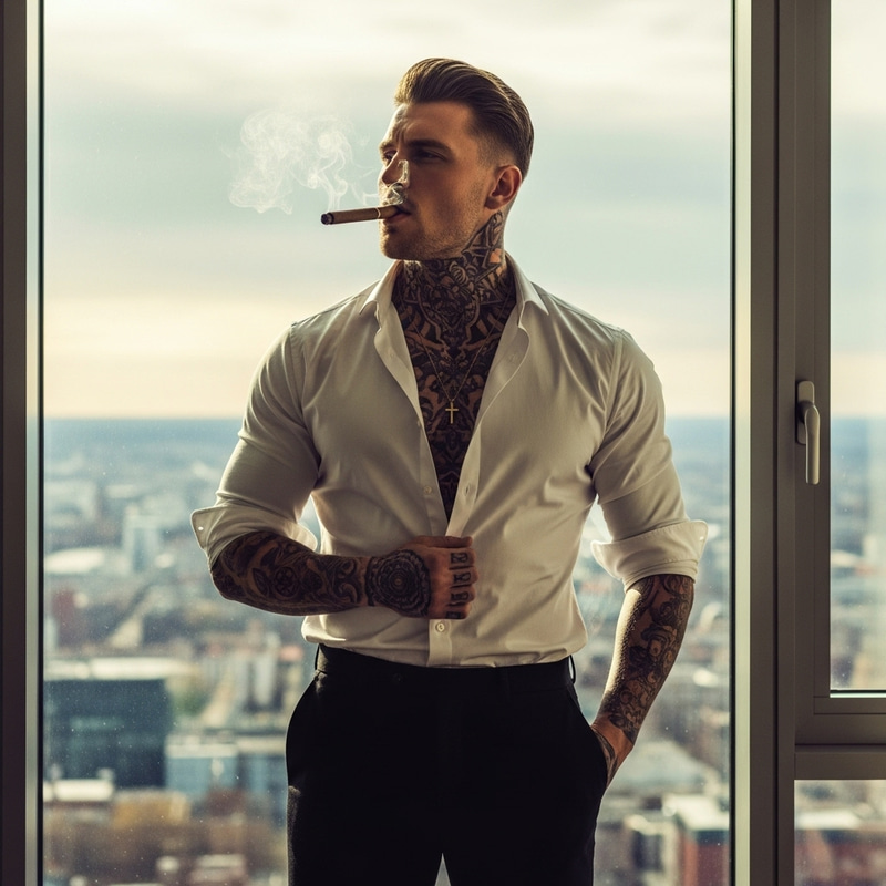 Sculpted Irish Gentleman: Urban Romanticism & Mystery in Cityscape Sculpted Irish Gentleman: Urban Romanticism & Mystery in Cityscape