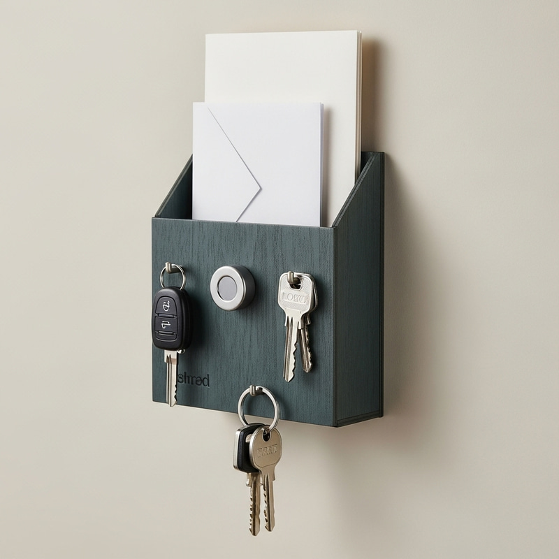 Unique & Stylish Wall-Mounted Magnetic Key Holder Unique & Stylish Wall-Mounted Magnetic Key Holder