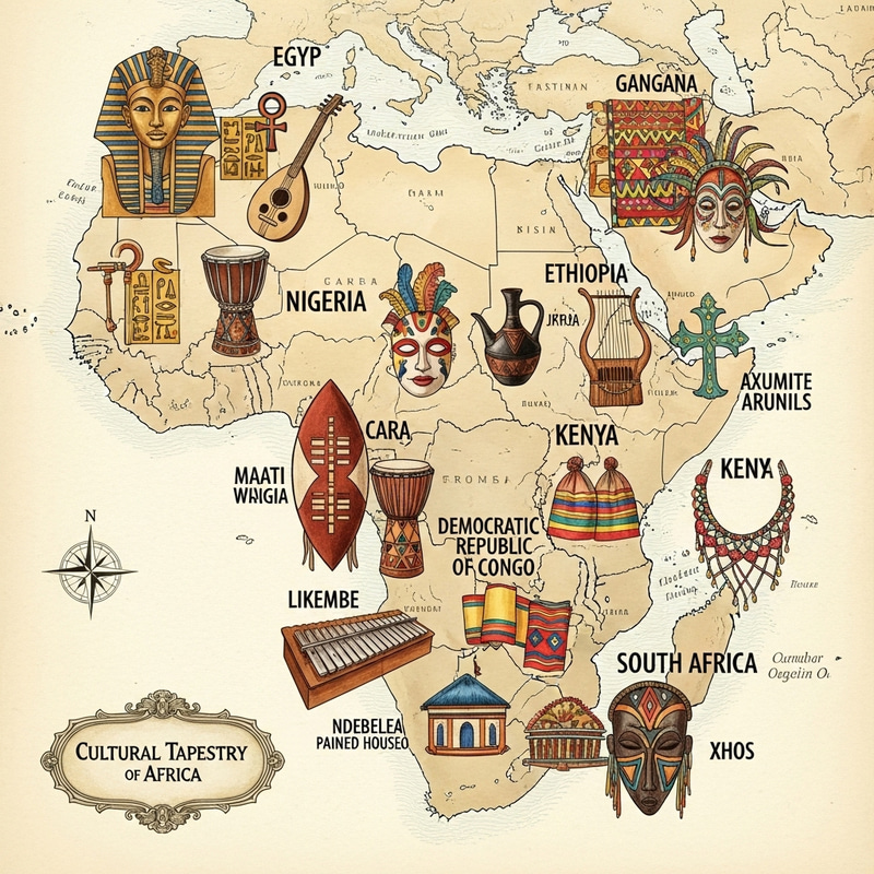 Discover African Cultural Richness: Interactive Map & Symbols Discover African Cultural Richness: Interactive Map & Symbols