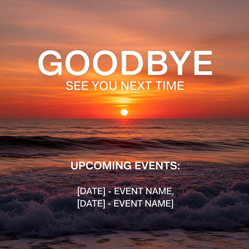 Goodbye Sunset Wallpaper | For Your Stream Ending