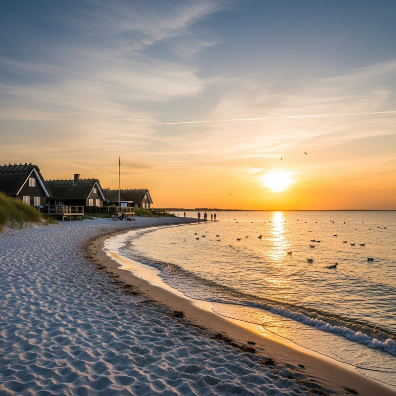 Summer Vibes in Bjerregård, Denmark | Tranquil Beach Scene
