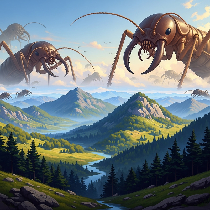Fascinating Fantasy Landscapes with Giant Termites Fascinating Fantasy Landscapes with Giant Termites