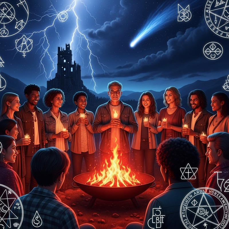 Mystical Night Circle Gathering Mystical Night Circle Gathering